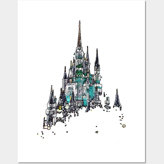 Cinderella Castle Wall Art by wdwcec23